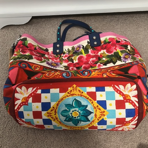 Dolce & Gabbana roses collection Purse with duster bag - Picture 3 of 6